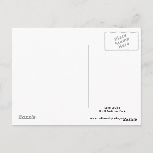 Sticks & Stones Postkarte (Rückseite)