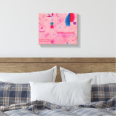 Sticks, The Rose, 1933 by Wassily Kandinsky Leinwanddruck (Insitu (Schlafzimmer))