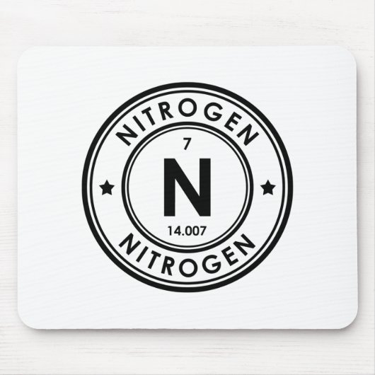 Stickstoff-Element-Maus-Pad Mousepad (Vorne)