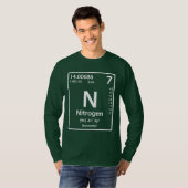 Stickstoff-Element (weiß) T-Shirt (Vorne ganz)