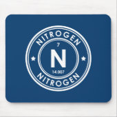 Stickstoffelement Blue Mouse Pad Mousepad (Vorne)