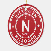 Stickstoffelement Rote Keramik Keramik Ornament (Links)