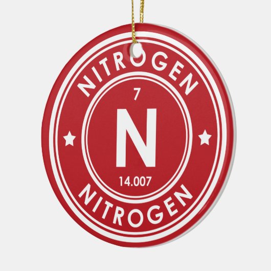 Stickstoffelement Rote Keramik Keramik Ornament (Links)
