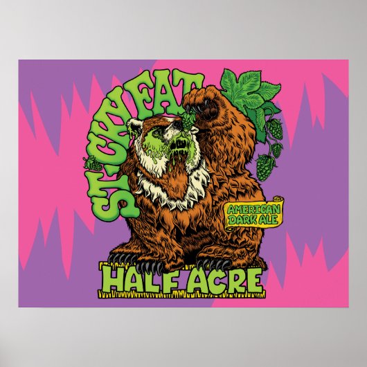 Sticky Fat American Dark Ale Poster (Vorne)