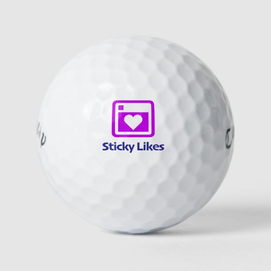 Sticky Golf Golfball (Vorderseite)