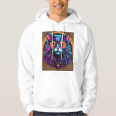 Sticky Kitty–Vibrant Cursive Graffiti Logo T-Shirt Hoodie (Vorderseite)
