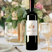 Sticky Labels Hochzeiten Bohemisch Weinetikett