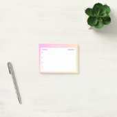 Sticky Note Planer – Prioritäten- und Fristenlayou Post-it Klebezettel (Büro)