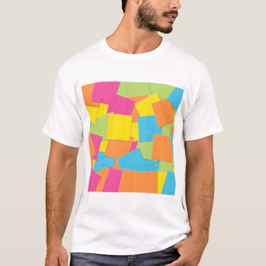 Sticky Notes Art T-Shirt (Vorderseite)