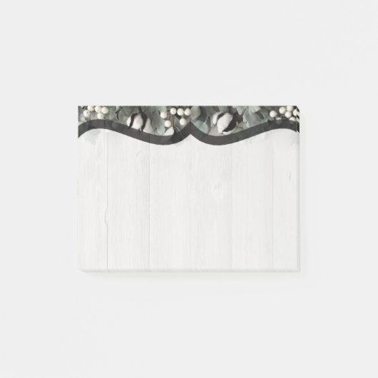 Sticky Notes Baumwolle Pflanze Beeren Stall Holz r Post-it Klebezettel (Vorderseite)