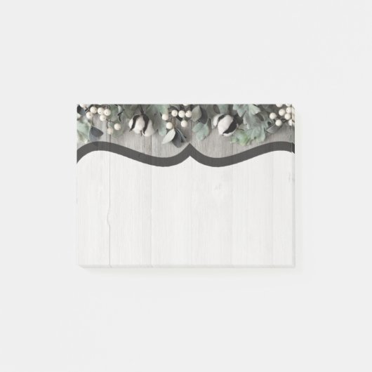 Sticky Notes Baumwolle Pflanze Stall Holz Post-it Klebezettel (Vorderseite)