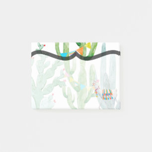 Sticky Notes Boho Llama Bohemischer Cacti-Wüstenst Post-it Klebezettel