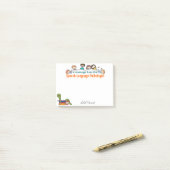 Sticky Notes für den Sprachpathologen Post-it Klebezettel (Auf Schreibtisch)