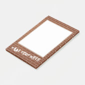 Sticky Notes mit Brillenwand und benutzerdefiniert Post-it Klebezettel (angewinkelt)