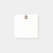 Sticky Notes mit Ihrem niedlichen Golden Retriever Post-it Klebezettel (Vorderseite)