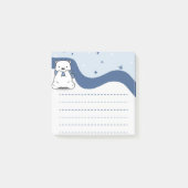 Sticky Notes/Post-it Notes Design Polar Bear Theme Post-it Klebezettel (Vorderseite)
