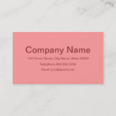 Sticky Notes-Rose Visitenkarte (Rückseite)