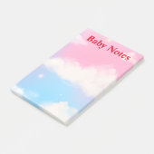 Sticky Notes Schöner Hintergrund Post-it Klebezettel (angewinkelt)