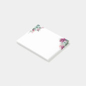 Sticky Notes Tropical Blume auf White Post-it Klebezettel (angewinkelt)