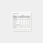 Sticky-Notizen für Lehrer zum Schreiben Post-it Klebezettel (Vorderseite)