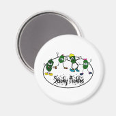 Sticky-Pickle-Logo Magnet (Vorderseite/Rückseite)