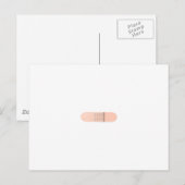 Sticky Plaster Postkarte (Vorne/Hinten)