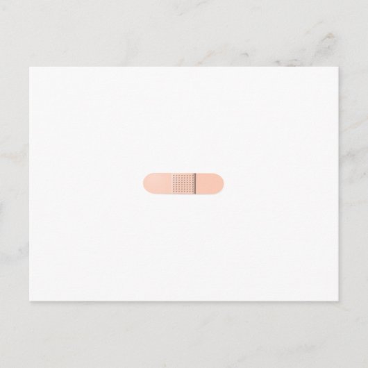 Sticky Plaster Postkarte (Vorderseite)
