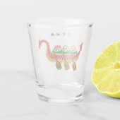 Sticky Rice Dumpling auf Dragon Boat Festival Schnapsglas (Rückseite)