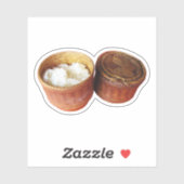 Sticky Rice [Khao Niao] Thai Lao Food Aufkleber (Blatt)