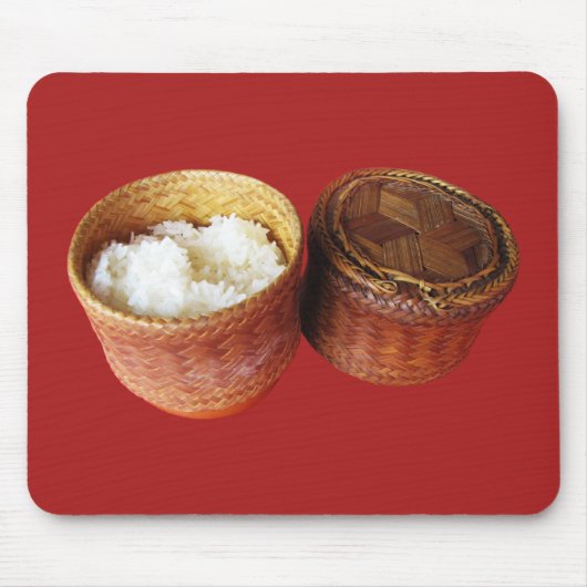 Sticky Rice [Khao Niao] Thai Lao Food Mousepad (Vorne)