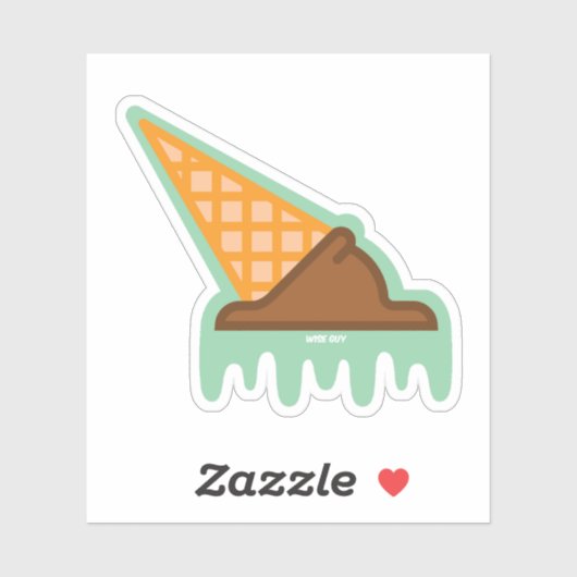 Sticky Situation Custom-Cut Vinyl Sticker (Blatt)