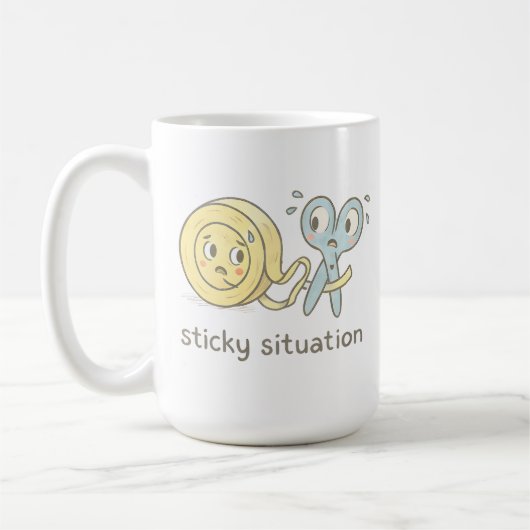 Sticky Situation Kaffeetasse (Links)
