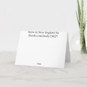 Sticky Snow 34 Weihnachten ~ Karte (Rückseite)