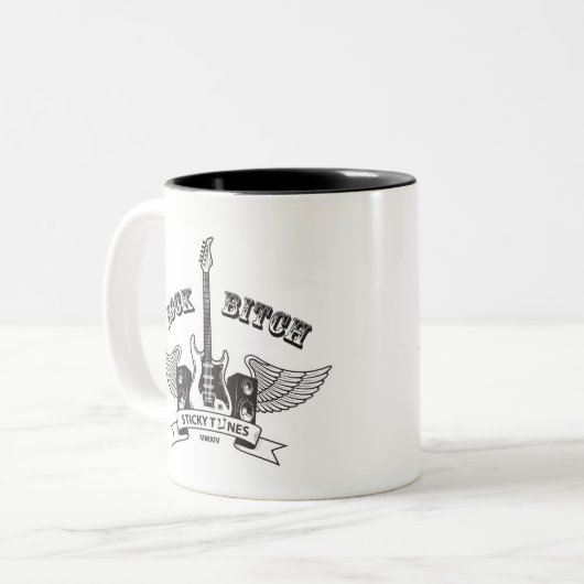 Sticky Tunes | Tasse | Rock Style Edition (Vorderseite Links)