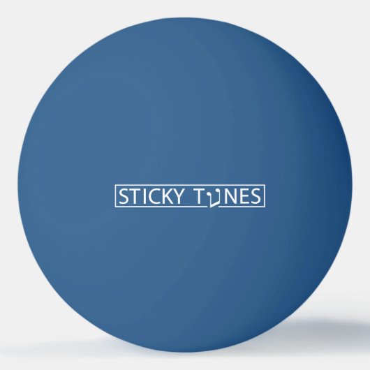 Sticky Tunes | Tischtennisball (Vorderseite)