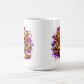 Stiefel am Boden: Aquarellstiefel Kaffeetasse (Mittel)