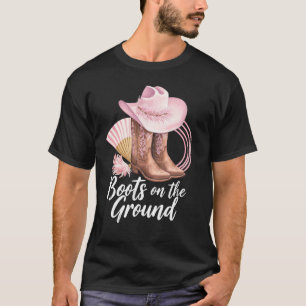 Stiefel Am Boden Country-Musik-Stiefel Vibes Weste T-Shirt