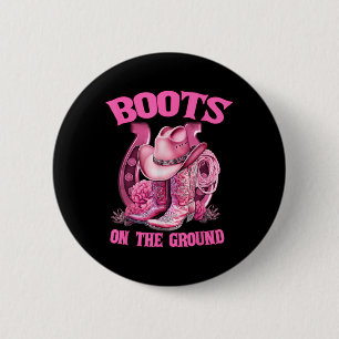 Stiefel Am Boden Country Western Cowboy Cowgirl Button