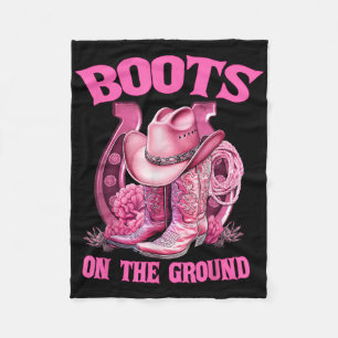 Stiefel Am Boden Country Western Cowboy Cowgirl Fleecedecke