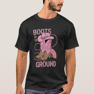 Stiefel Am Boden Vibes Country-Stiefel Western-Mus T-Shirt