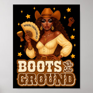 Stiefel Am Boden Wo Sind Diese Fans Schwarzes West Poster