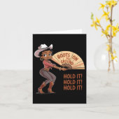 Stiefel auf dem Boden Boot Cowboy Western Cowgirl Karte (Gelbe Blume)