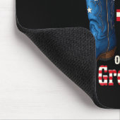 Stiefel auf dem Boden Cowboy rote Mütze 4. Juli Mousepad (Ecke)
