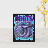 Stiefel auf dem Boden lustige Cowgirl Stiefel Blin Karte (Gelbe Blume)