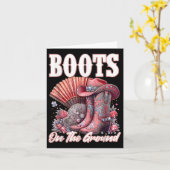 Stiefel auf dem Bodner Cowboy Western Cowgirl Ich Karte (Gelbe Blume)