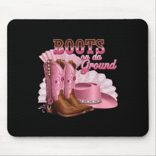 Stiefel auf dem Bodner Cowboy Western Cowgirl Ich Mousepad