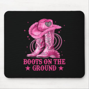 Stiefel auf dem Bodner Cowboy Western Cowgirl Ich Mousepad