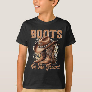 Stiefel auf dem Bodner Cowboy Western Cowgirl T-Shirt
