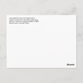 Stiefel aus Idaho Postkarte (Rückseite)