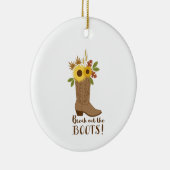 Stiefel ausbrechen keramik ornament (Rechts)